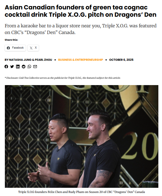 Triple X.O.G. Featured on Cold Tea Collective Media